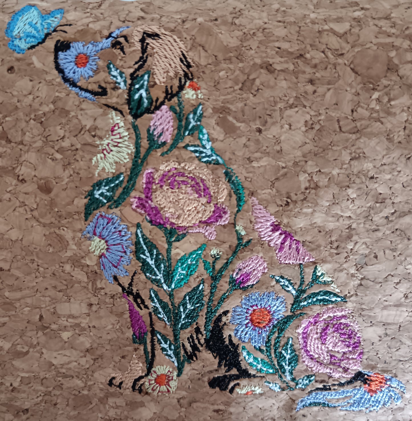 Kabelka Sophia - Květinový pes