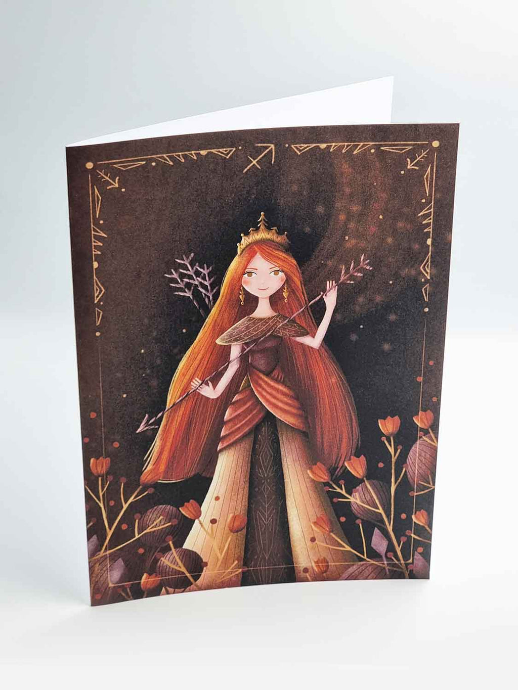 Autorská ilustrace narozeninové přání - Střelec