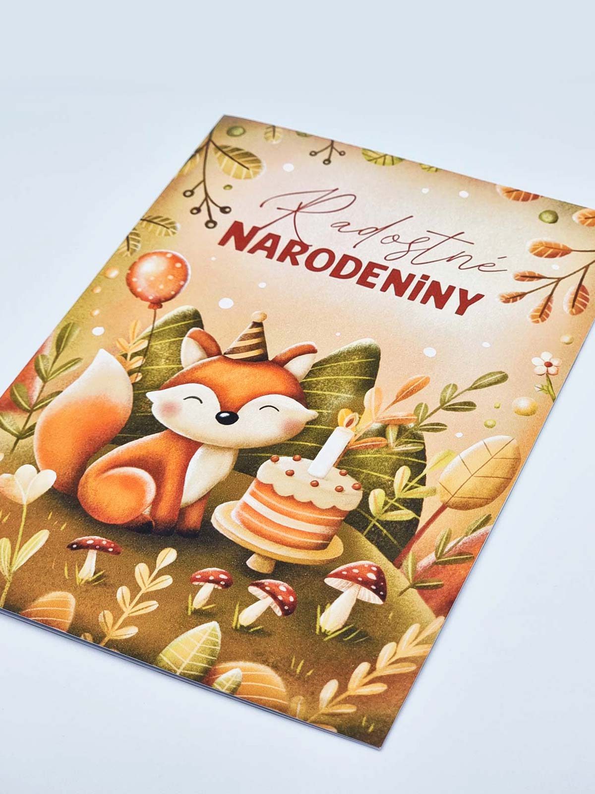 Narozeninové přání - Liška (Česká verze)