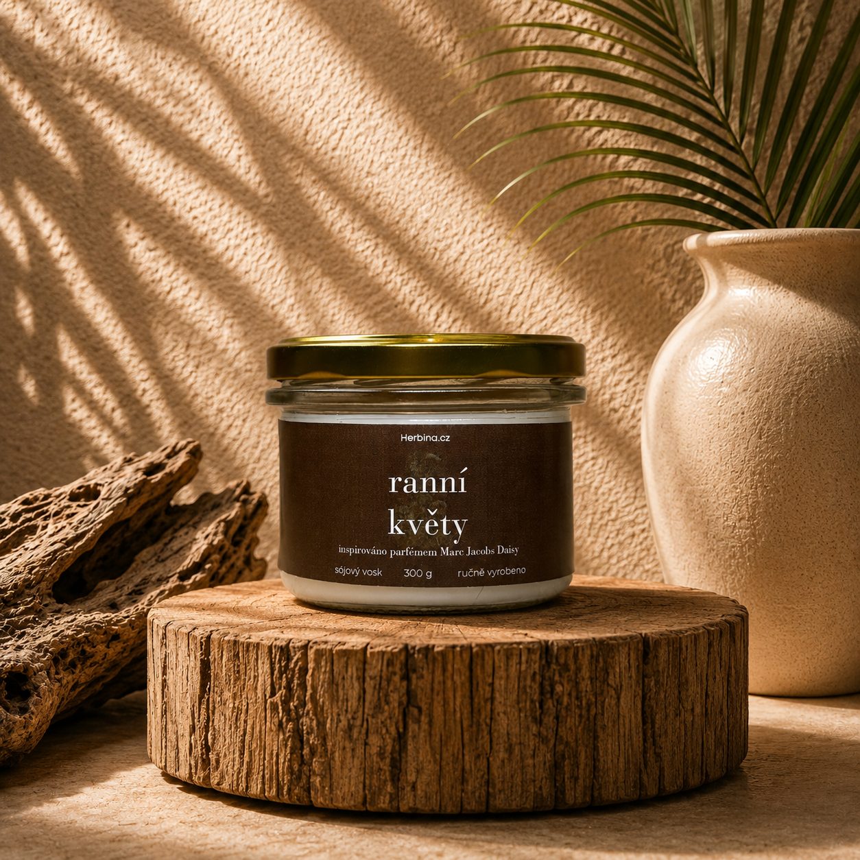 Vonná svíčka ve skle - Ranní Květy (300g)
