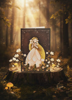 Autorská ilustrace narozeninové přání - Panna