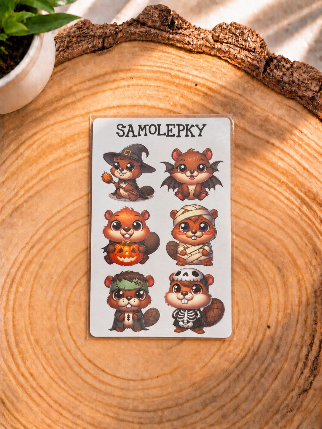 Samolepky - Halloweenská partička