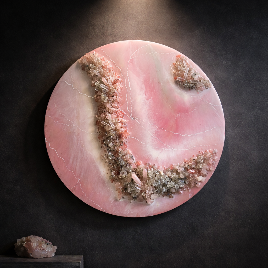 Obraz s růženínem a křišťálem – Harmonizační