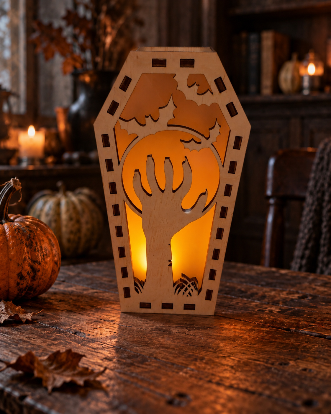 Halloweenská rakev - Ruka