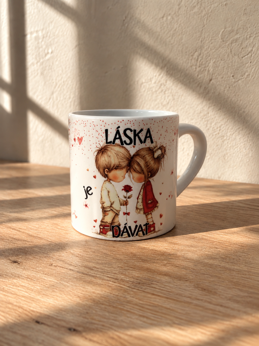 Hrnek- Láska je dávat, aniž bys bral
