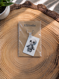 Halloweenská klíčenka - Kostík