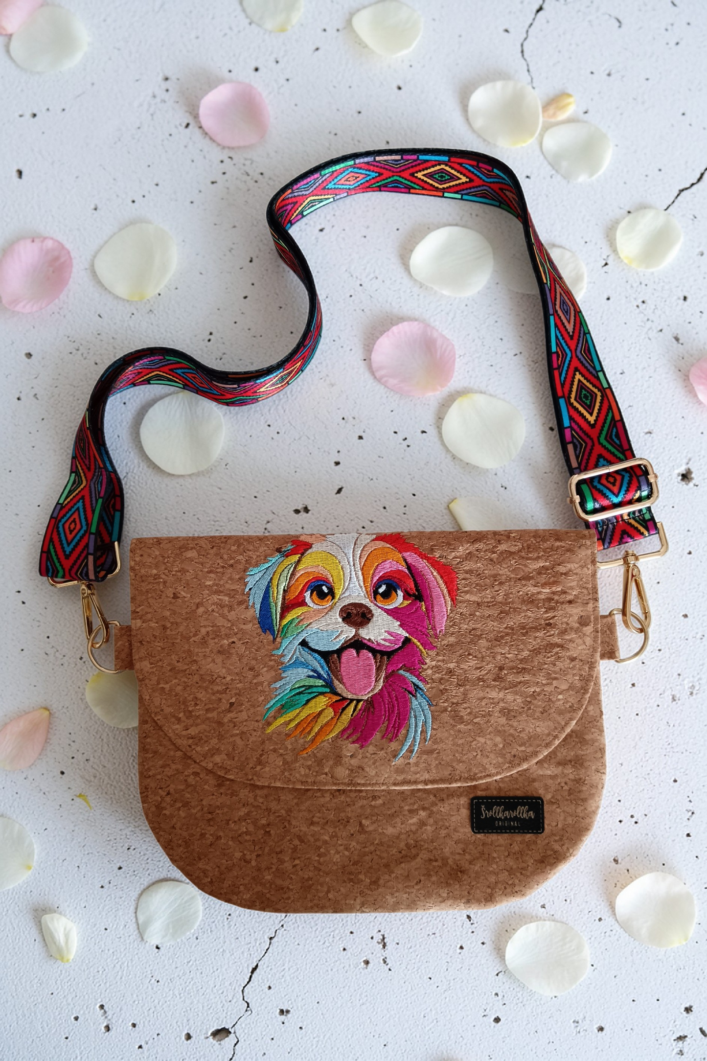 Kabelka Sophia -  Barevný pes