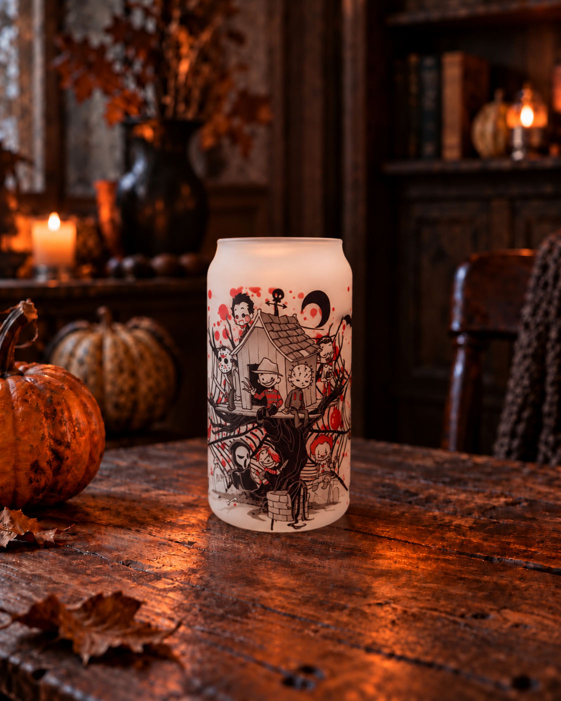 Halloweenská sklenička - Noční můry