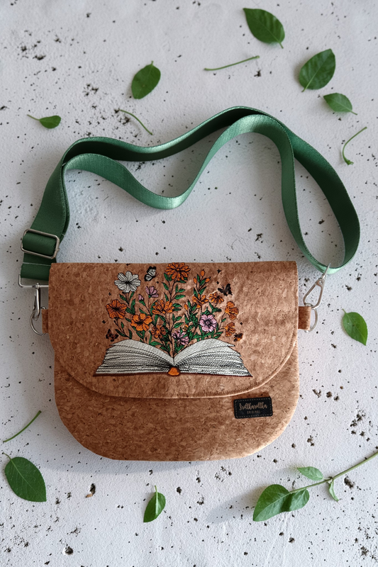 Kabelka Sophia - Kniha žluté květy