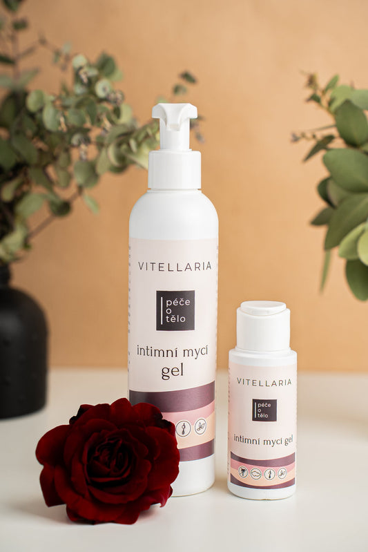 Intimní mycí gel - Měsíček s růží (50ml)