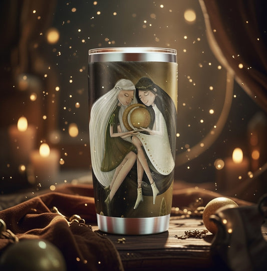 Termohrnek s autorskou ilustrací  - Znamení blíženec