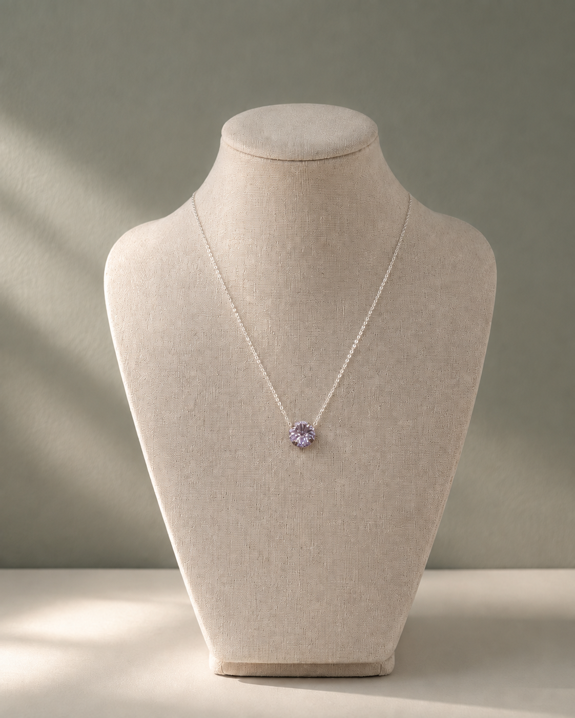 Náhrdelník Swarovski Rivoli - Fialový (dvě velikosti)