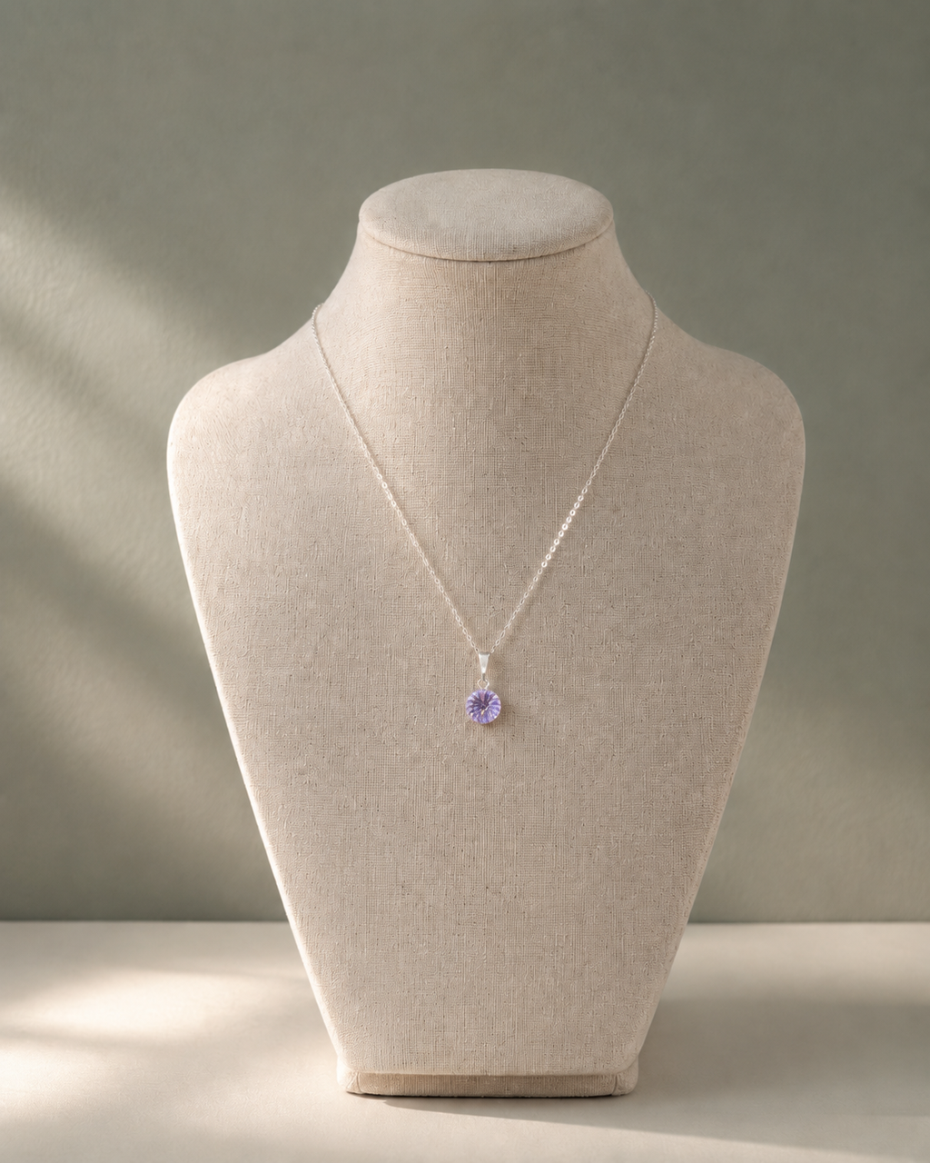 Náhrdelník Swarovski Rivoli - Fialový (dvě velikosti)