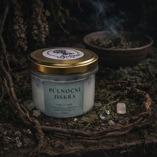 Parfémová svíčka ve skle - Tekuté Zlato ( Bavlněný knot, 300g)