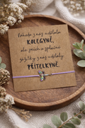 Provázkový náramek - Vážka