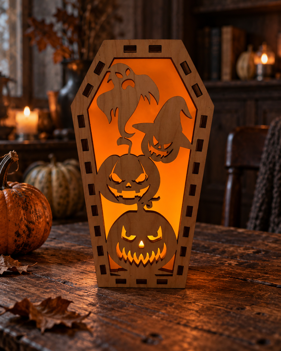 Halloweenská rakev - Dýně
