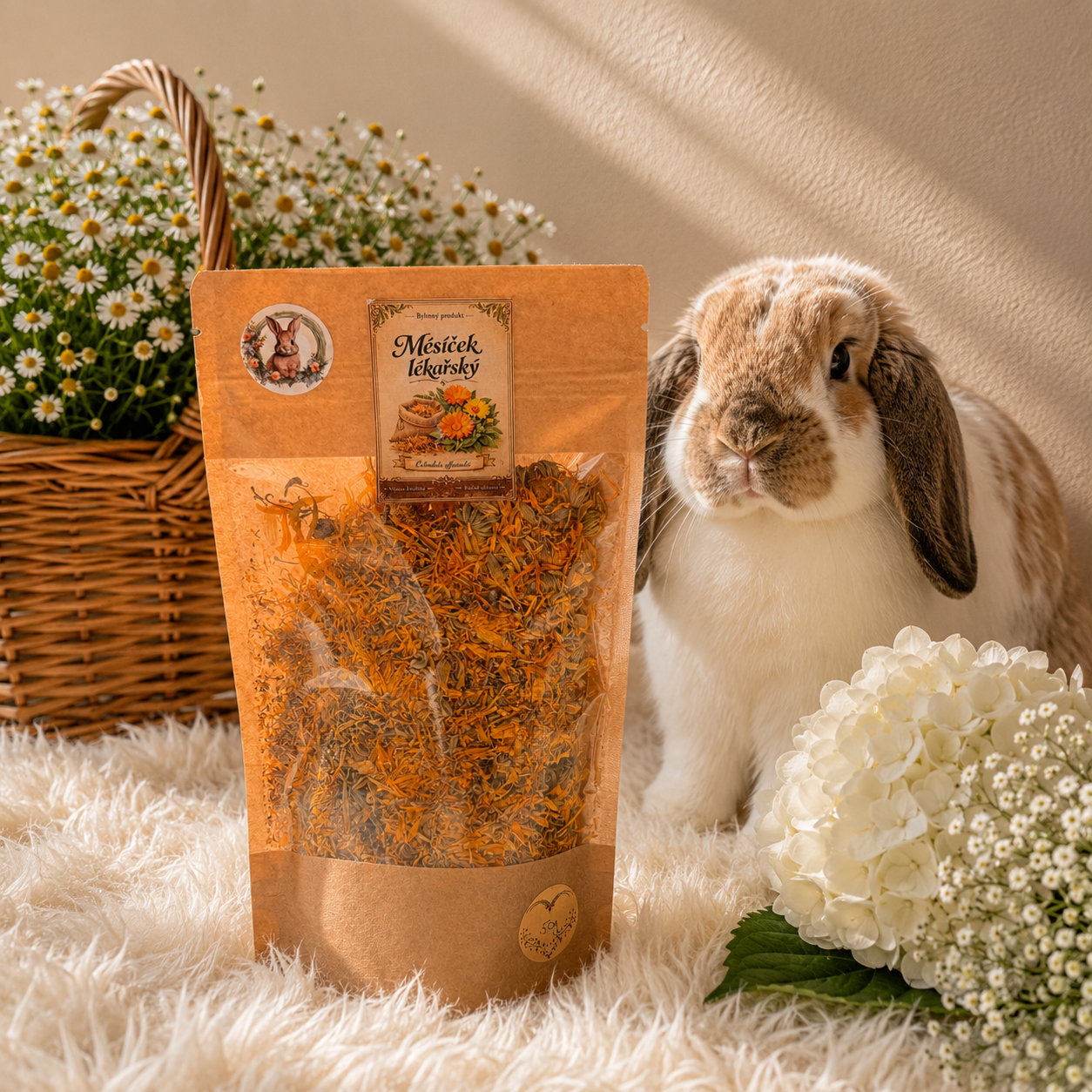 Doplňkové krmivo - Sušený Měsíček Lékařský (50g)