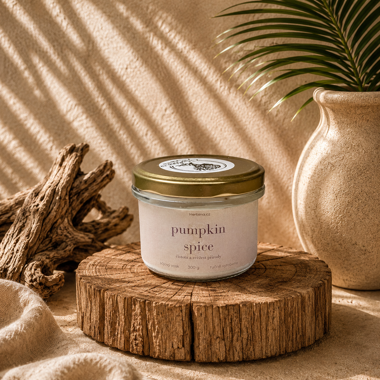 Vonná svíčka ve skle - Pumpkin Spice (300g)