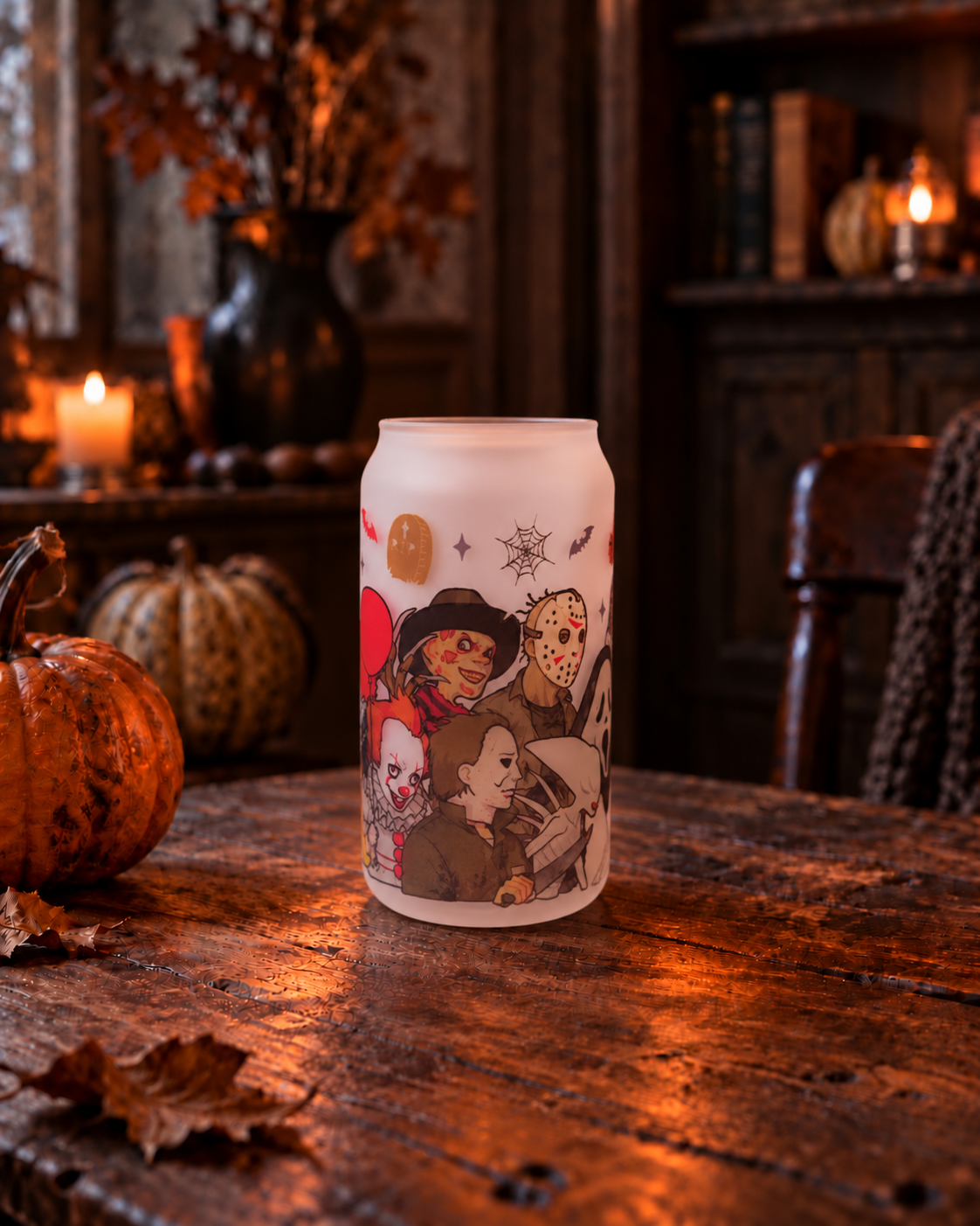 Halloweenská sklenička - Slasher